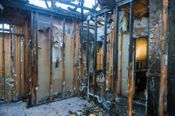 Professional Fire Damage Repair technician working in Cocoa Beach, FL